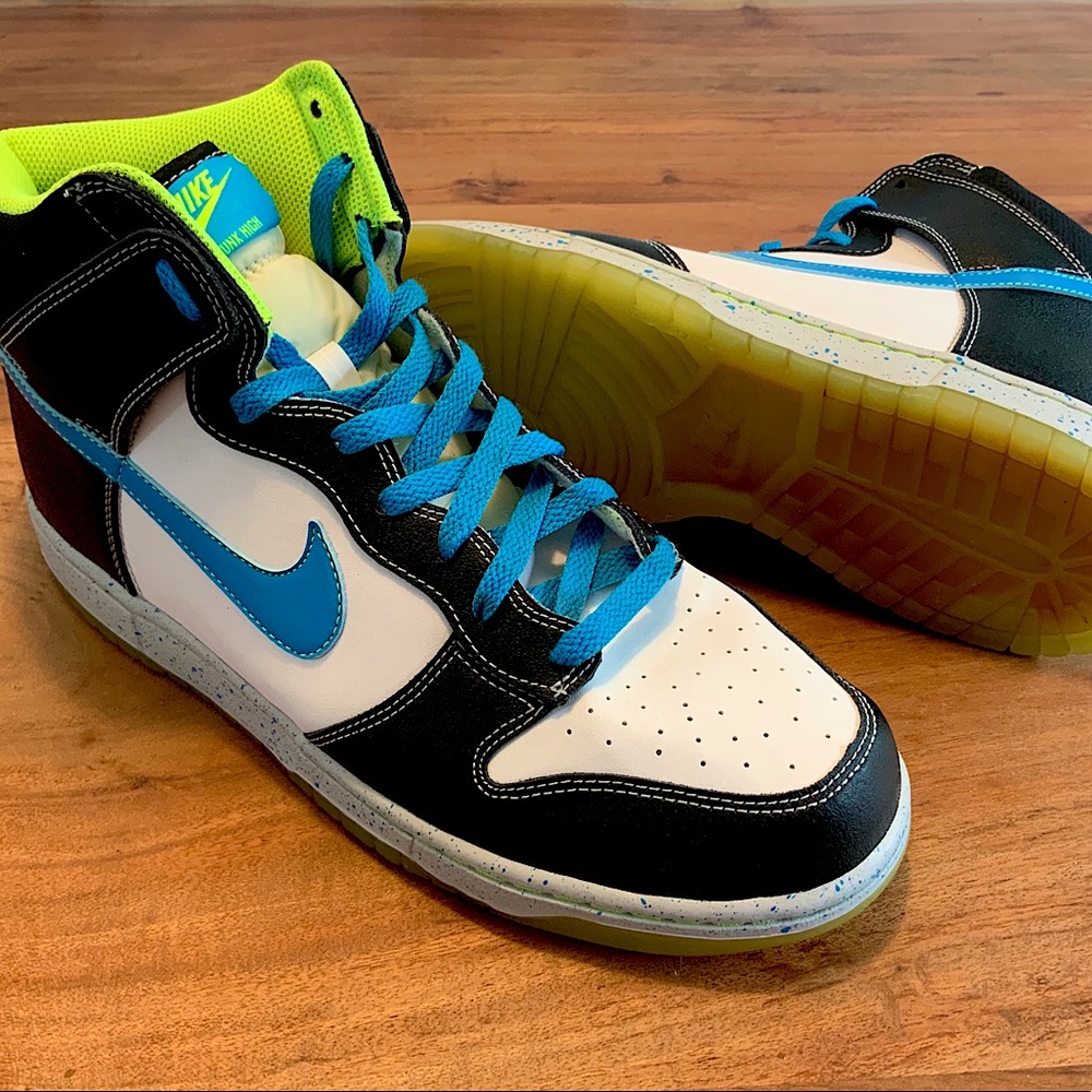 Dunk High AS Premium 'White Blue Glow' 558493-143